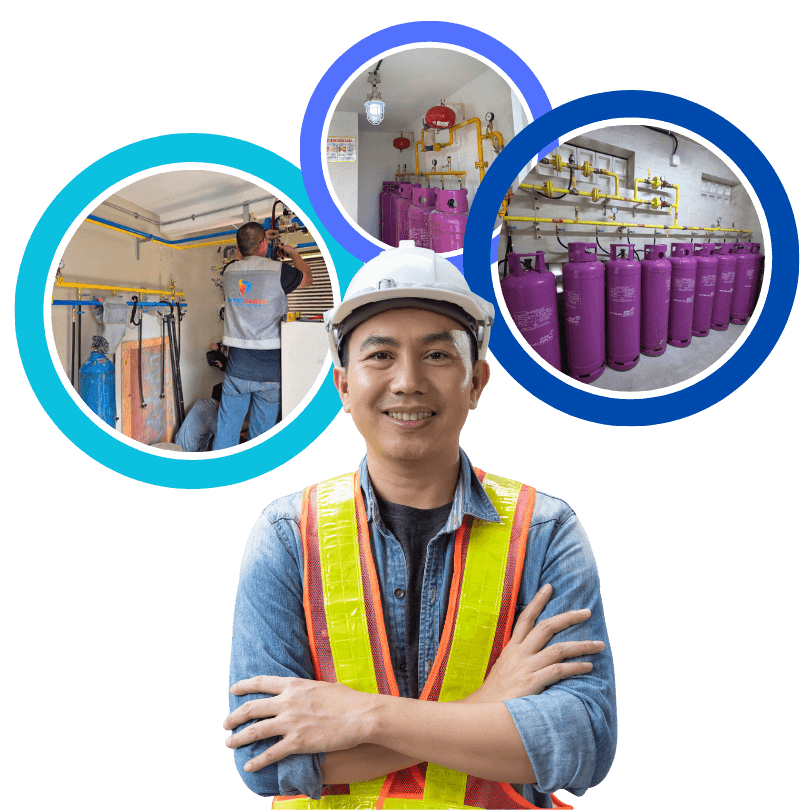 Lắp hệ thống gas công nghiệp